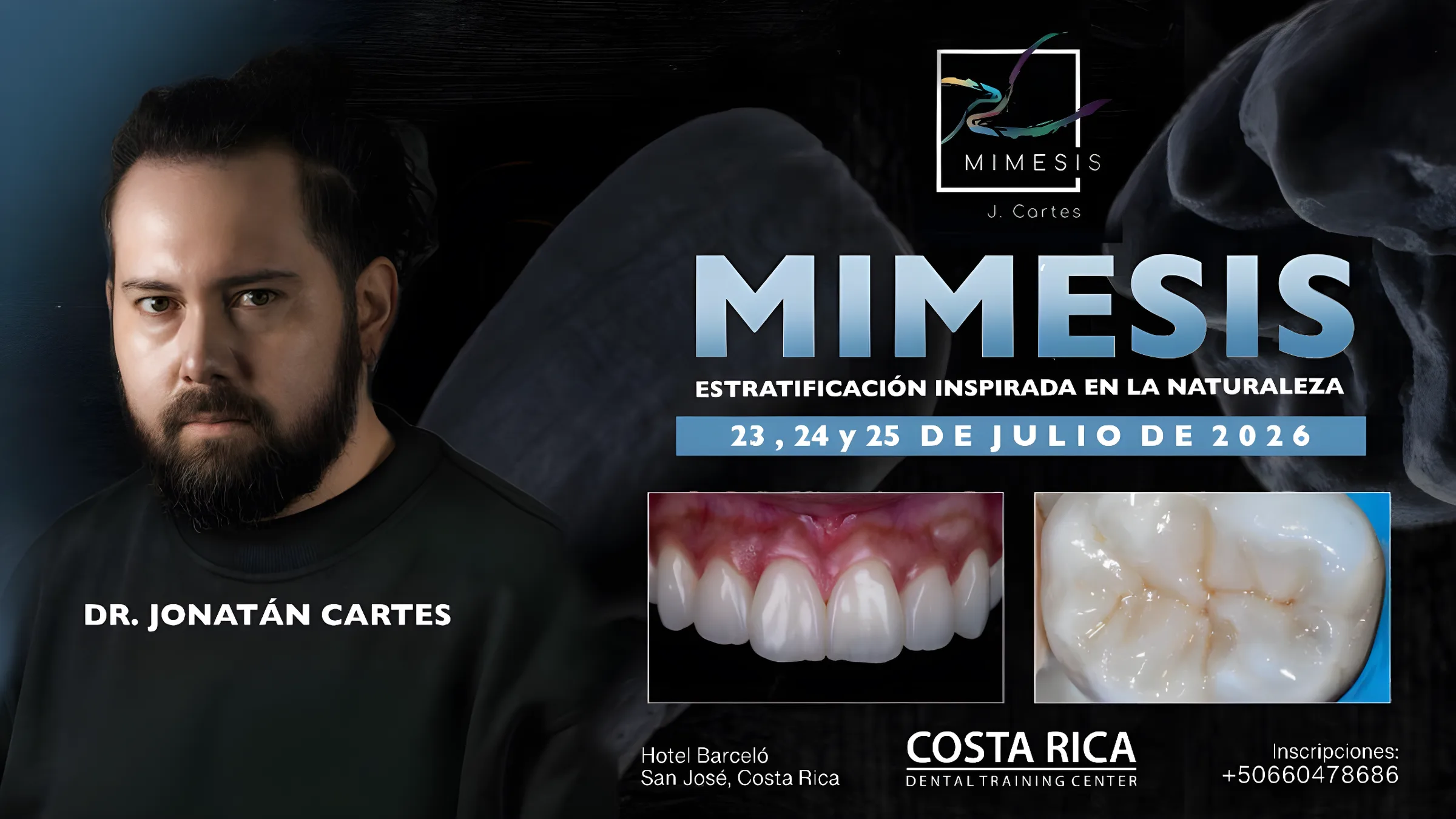 Detalle del curso MIMESIS, Estratificación inspirada en la naturaleza, con Dr. Jonatán Cartes — 23, 24 y 25 de julio de 2026