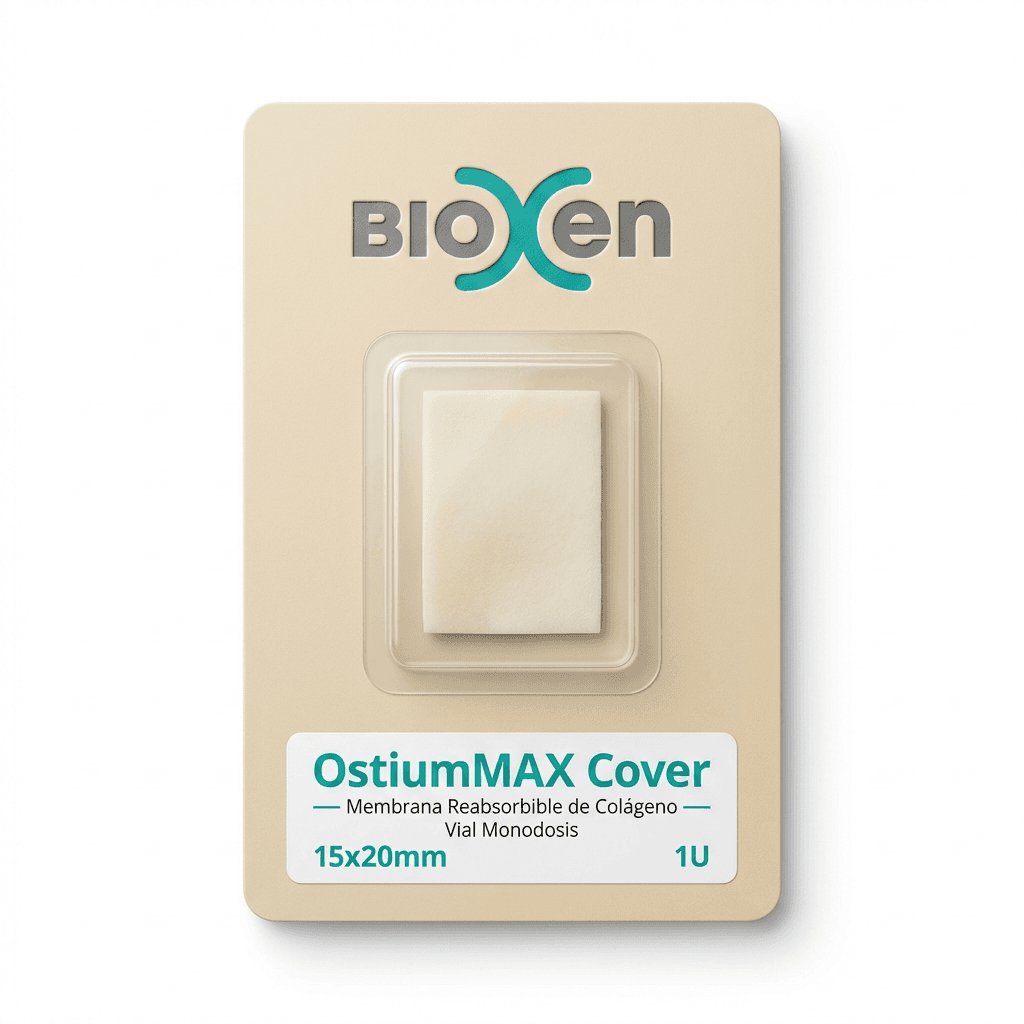 OstiumMAX Cover 15×20 mm · Membrana de Colágeno