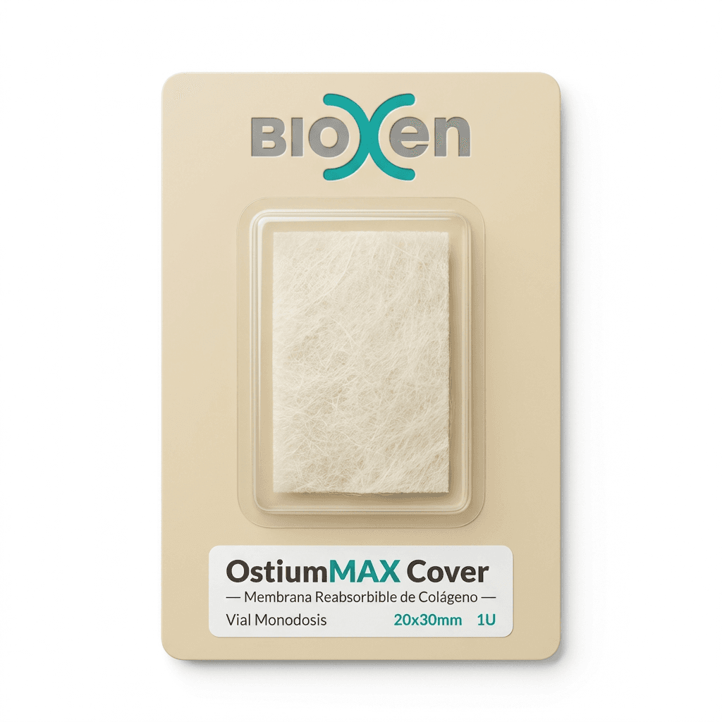 OstiumMAX Cover 20×30 mm · Membrana de Colágeno